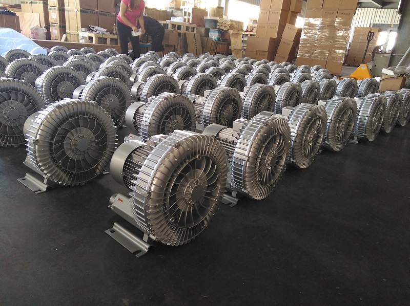Big flowing side channel blower for environmental protection industry